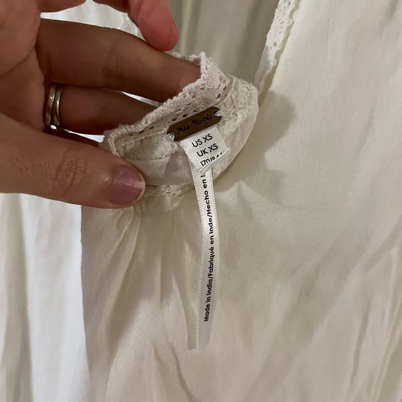 SOLD Free People Lace bottom midi dress - Picture 10 of 11